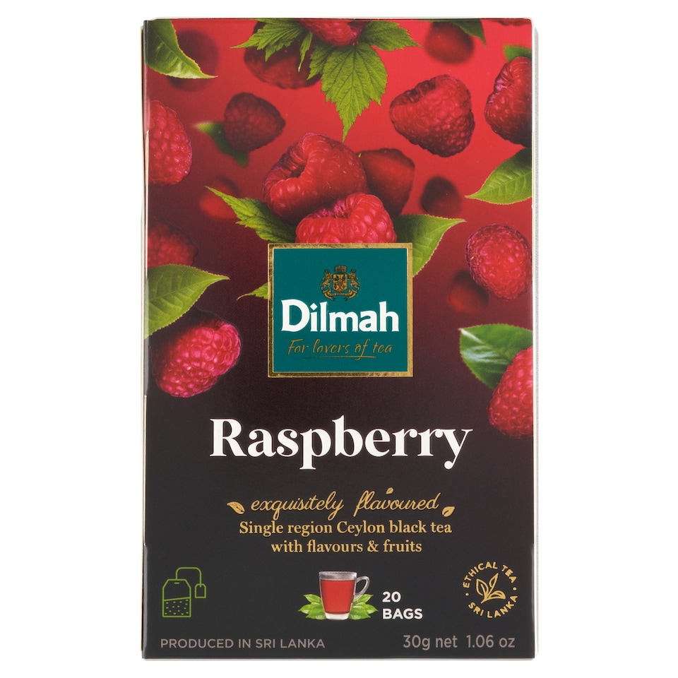 Dilmah filteres fekete tea málna aromával 20 filter 30 g 1. kép