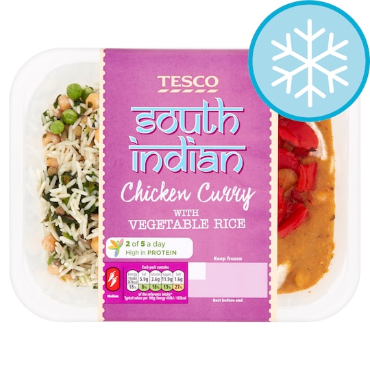 Tesco South Indian Curry With Pilaf 400G Tesco Groceries