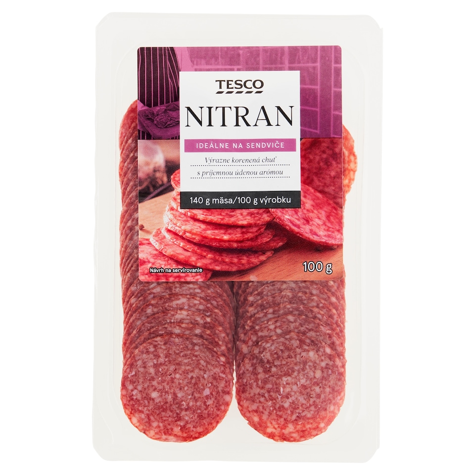 Tesco Nitran saláma 100 g