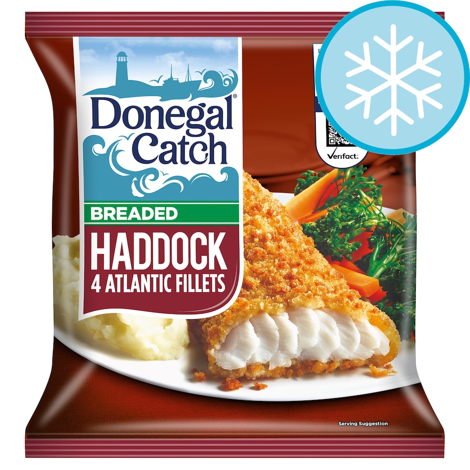 Donegal Catch Breaded Haddock 4 Fillets 400G