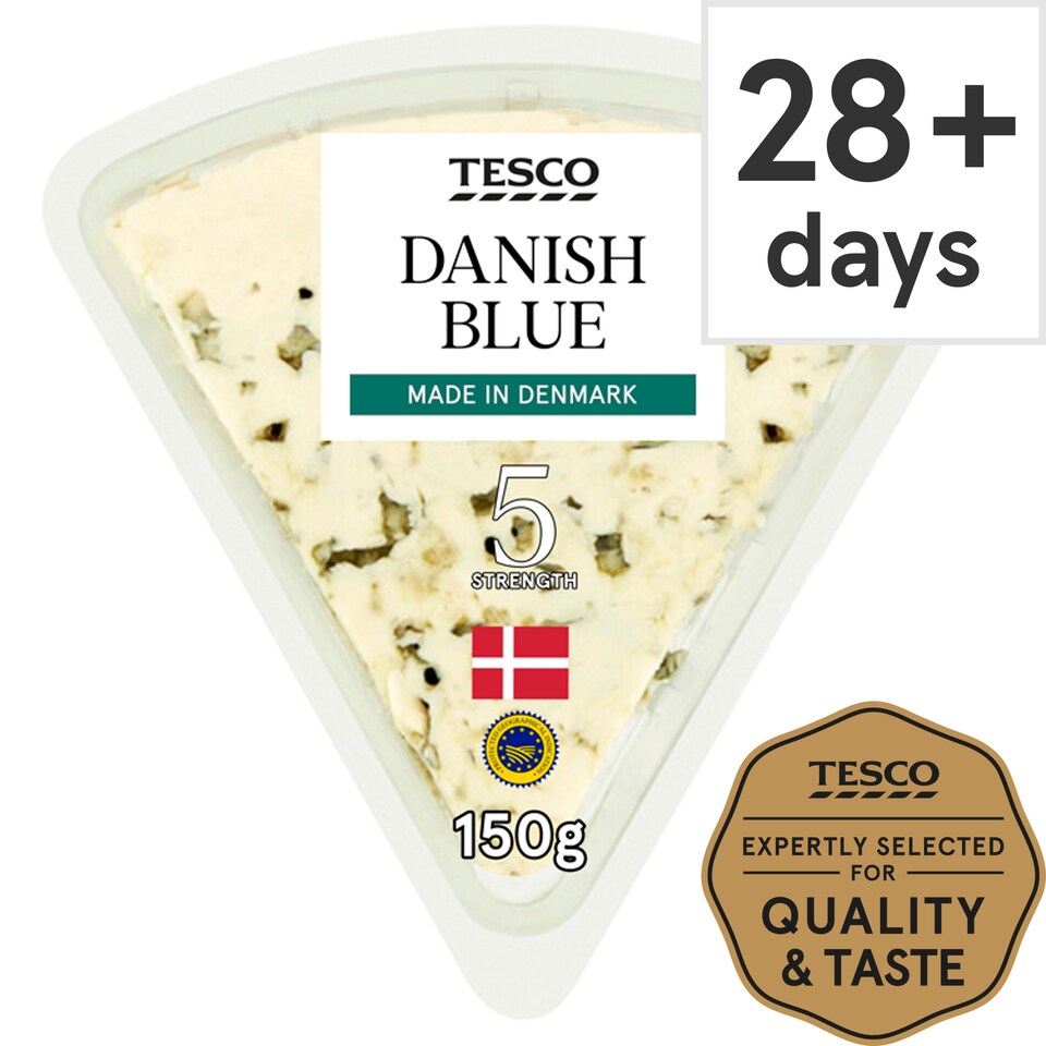 Tesco Danish Blue Cheese 150 G