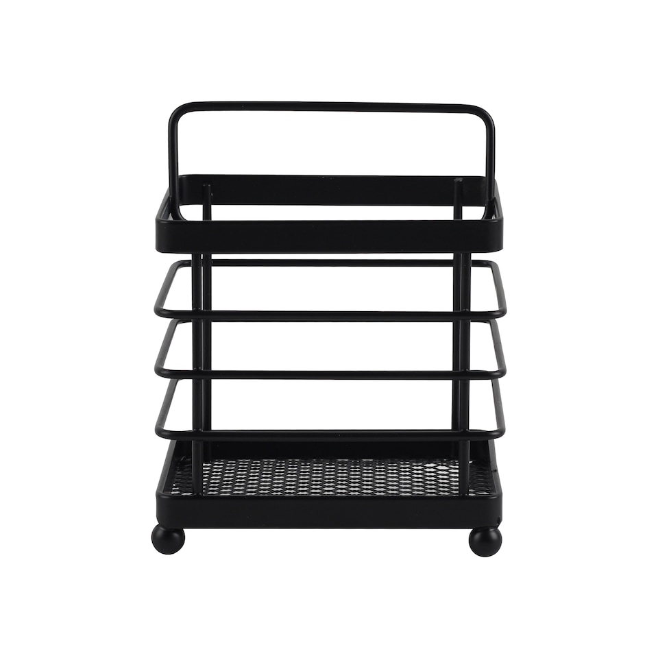 image 1 of F&F Home Black Wire Caddy