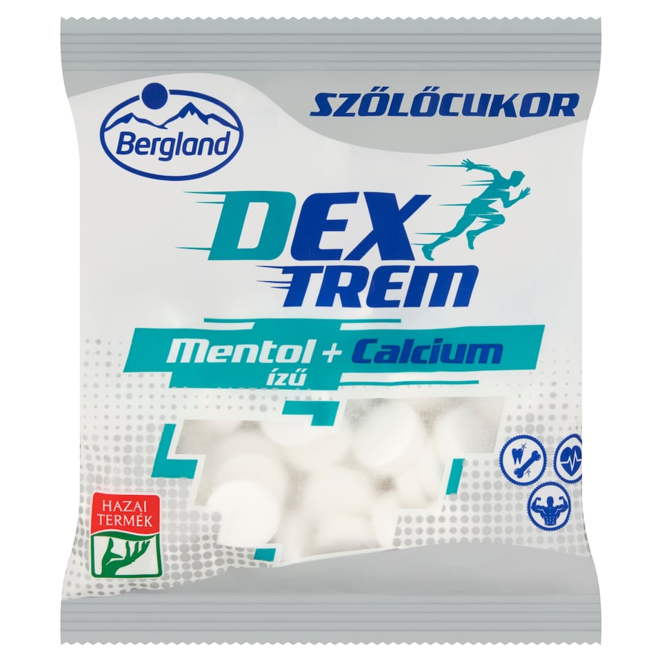 Bergland Dextrem Dextrose Tablets with Menthol and Calcium 70 g