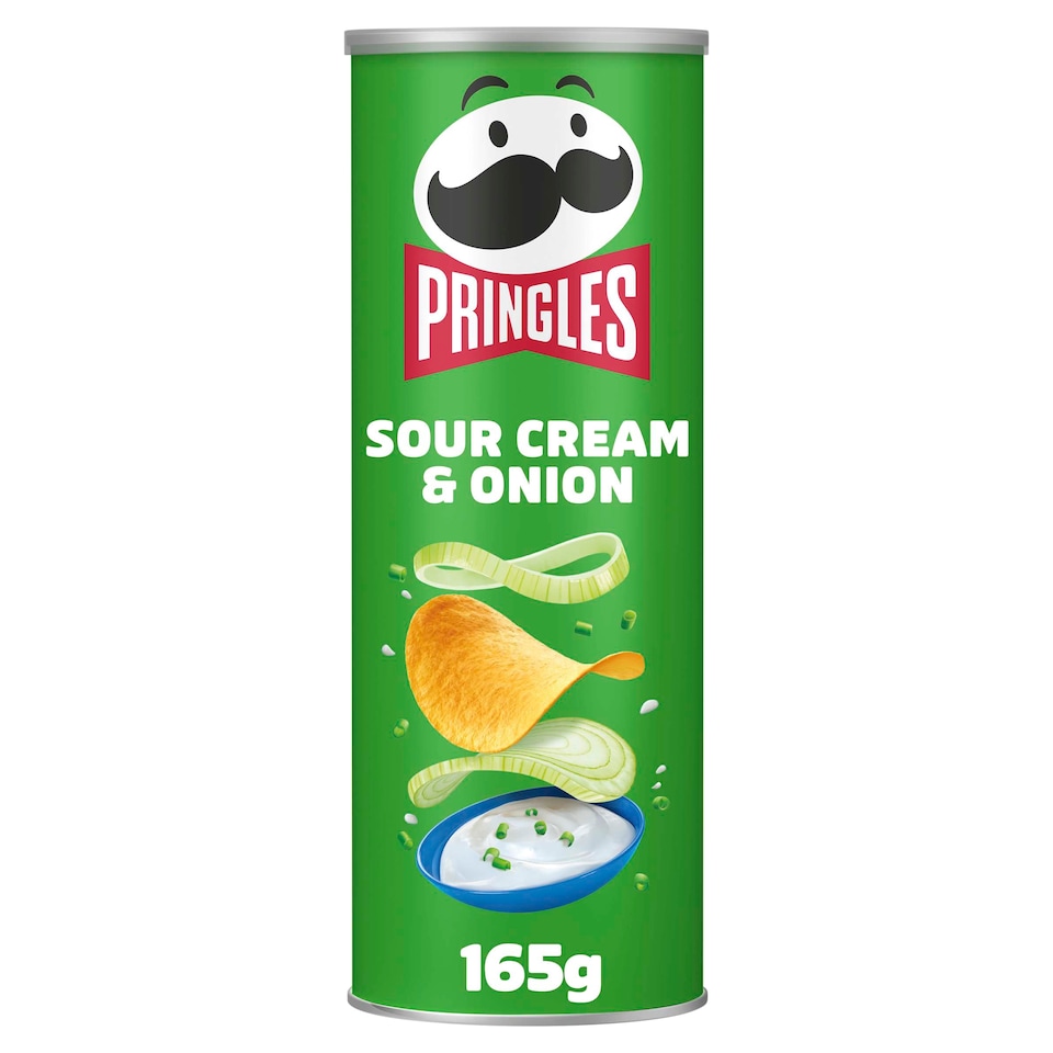 image 1 of Pringles Sour Cream & Onion Sharing Crisps 165g