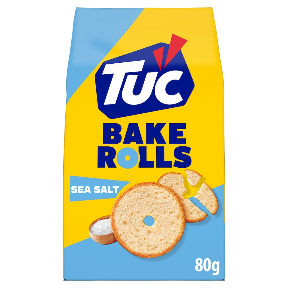 TUC Bake Rolls príchuť Soľ 80 g