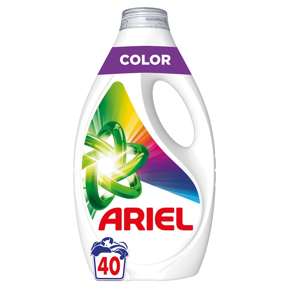 image 1 of Ariel Washing Liquid, 40 Washes, Color