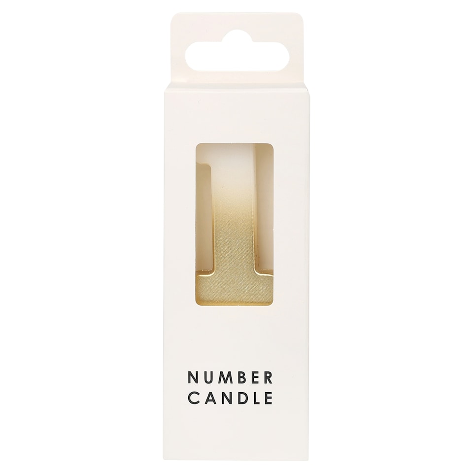 TABLE FUN NUMERICAL CANDLE NO.1