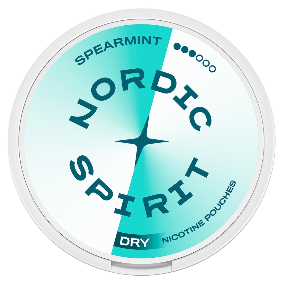 Nordic Spirit Spearmint Strong Nicotine Pouches 9mg