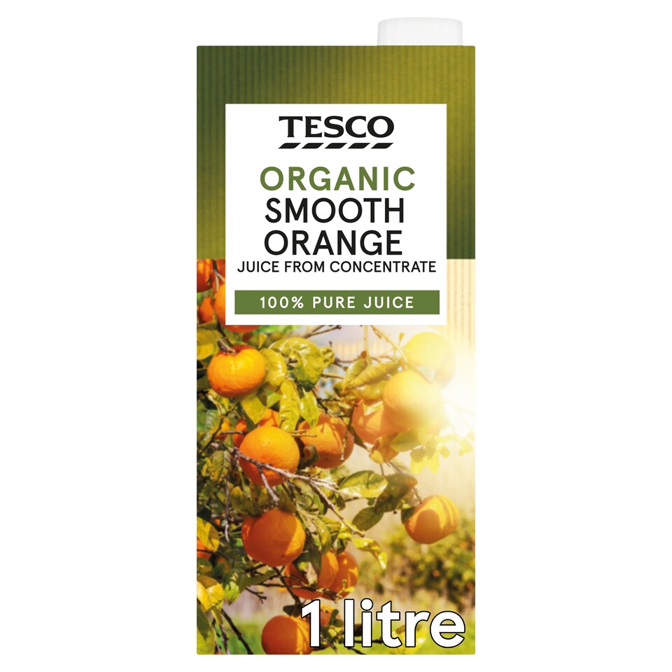 Tesco Organic Orange Juice 1 Litre