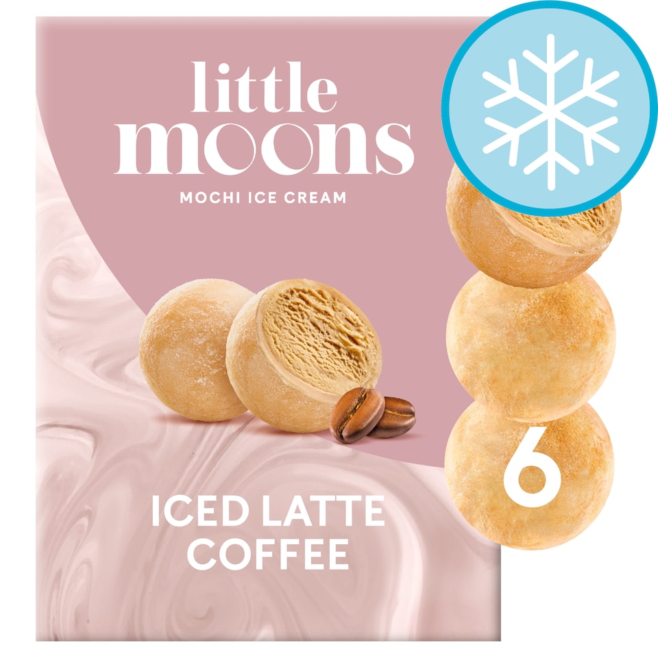 image 1 of Little Moons Iced Latte Coffee Mochi Ice Cream 6x32g