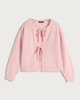 image 4 of F&F Knitted Tie Front Cardigan in Pink