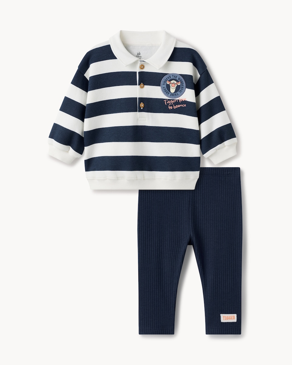image 1 of Disney Tigger 2-Piece Cotton Rich Set in Blue