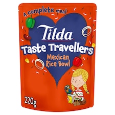 Tilda Kids Taste Travellers Mexican Rice Bowl 220g