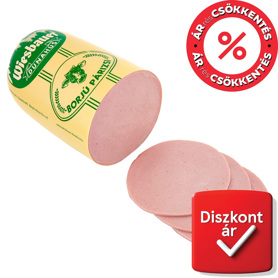 Wiesbauer gluténmentes, laktózmentes borjú párizsi