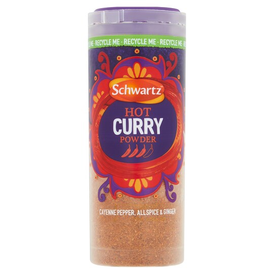 Schwartz Hot Curry Powder 85G Tesco Groceries