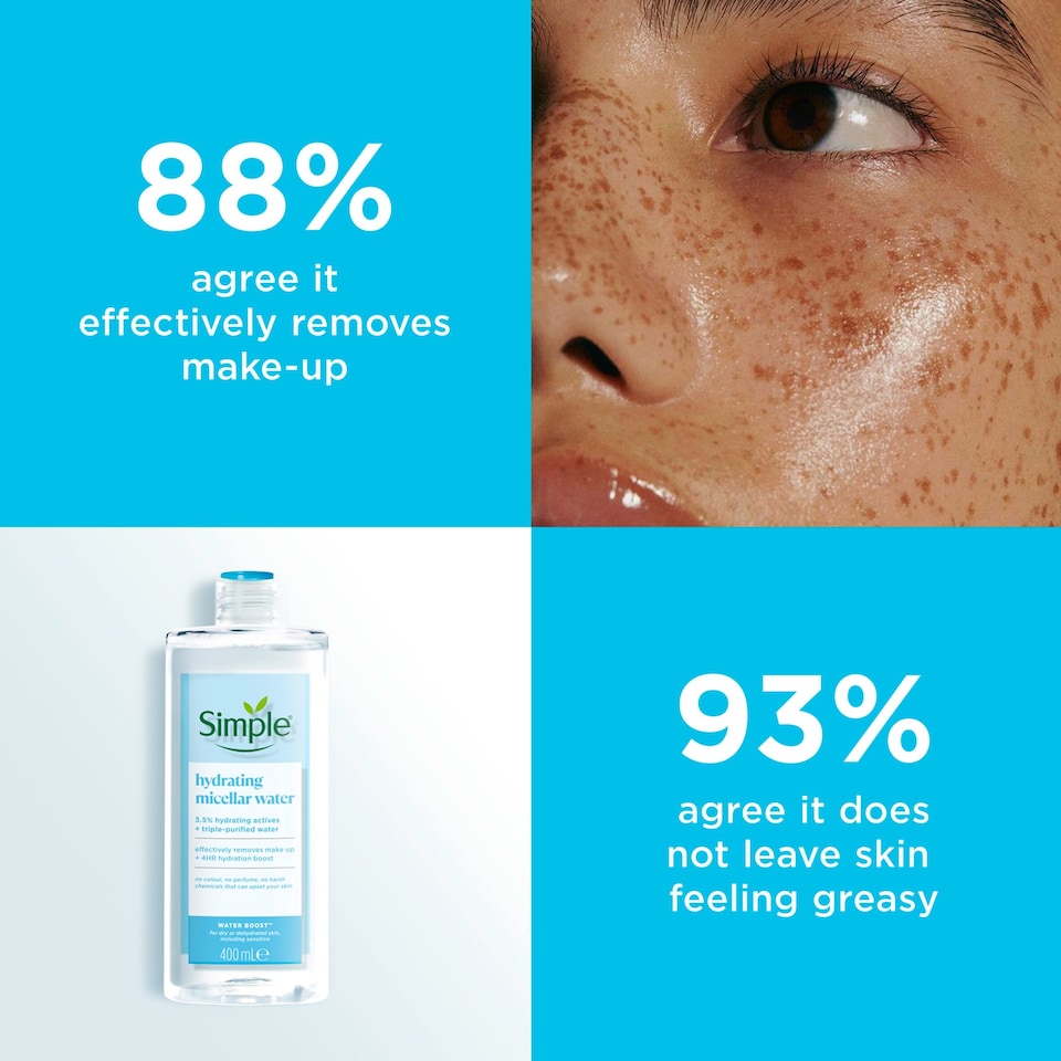 image 1 of Simple Water Boost Micellar Cleansing Water 400Ml