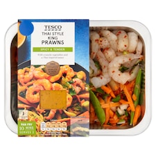 Tesco Thai Style King Prawns 320g