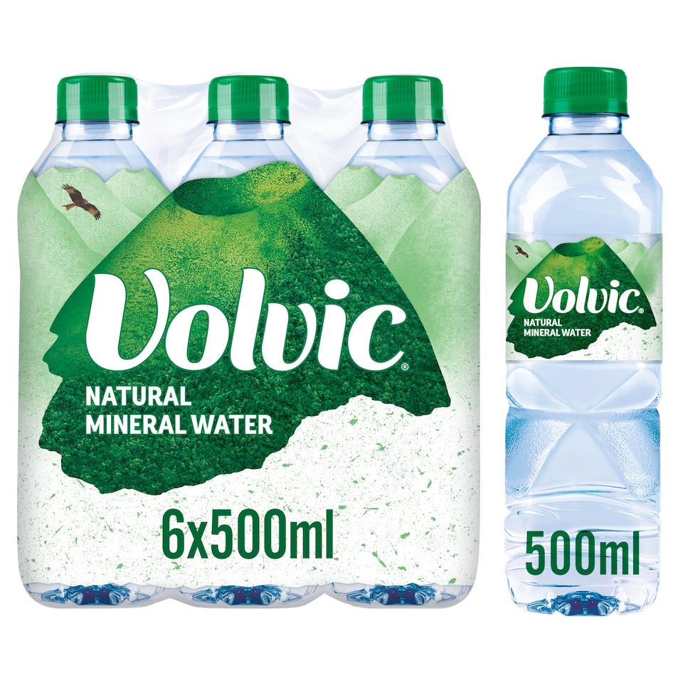 image 1 of Volvic Natural Mineral Water 6 x 500ml