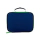 image 1 of Tesco Navy Blue With Green Trim Lunch Bag