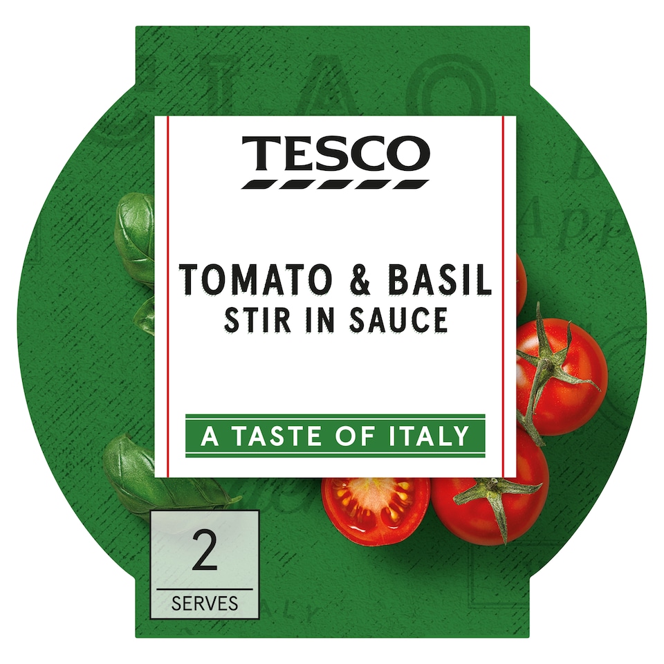 Tesco Tomato & Basil Stir In Sauce 155G