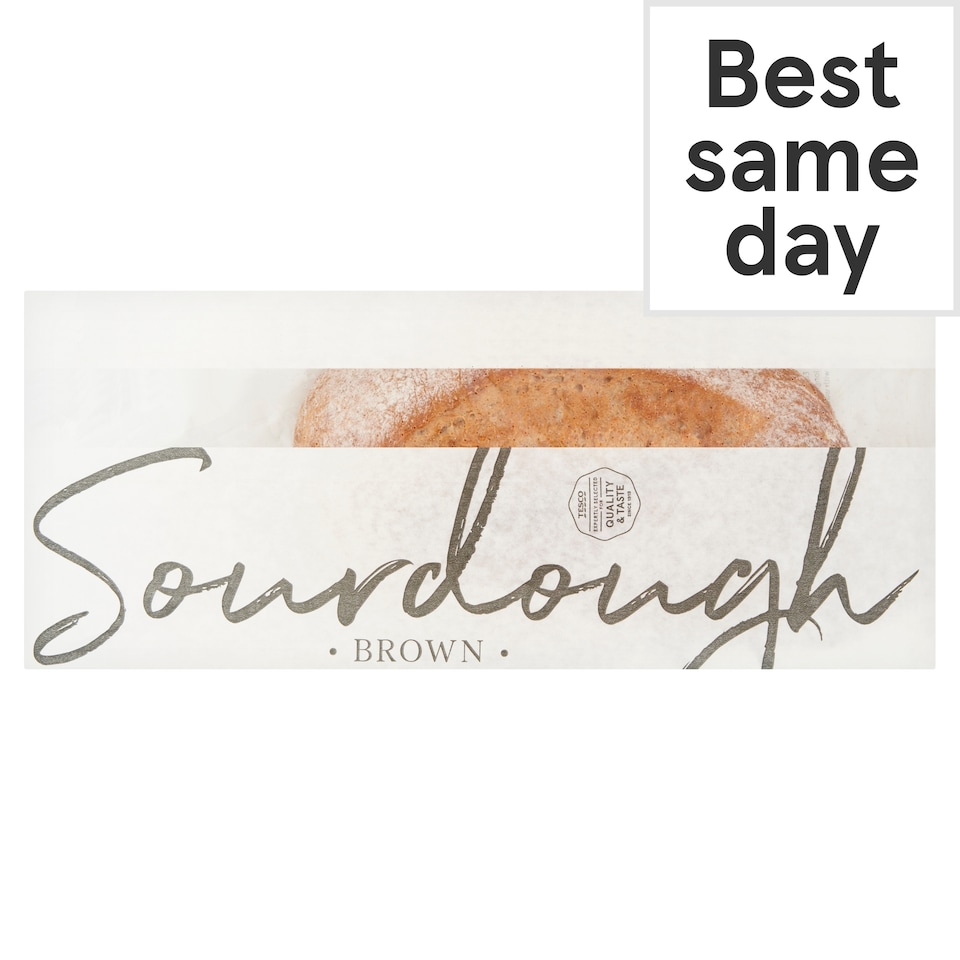 image 1 of Tesco Brown Sourdough 400G