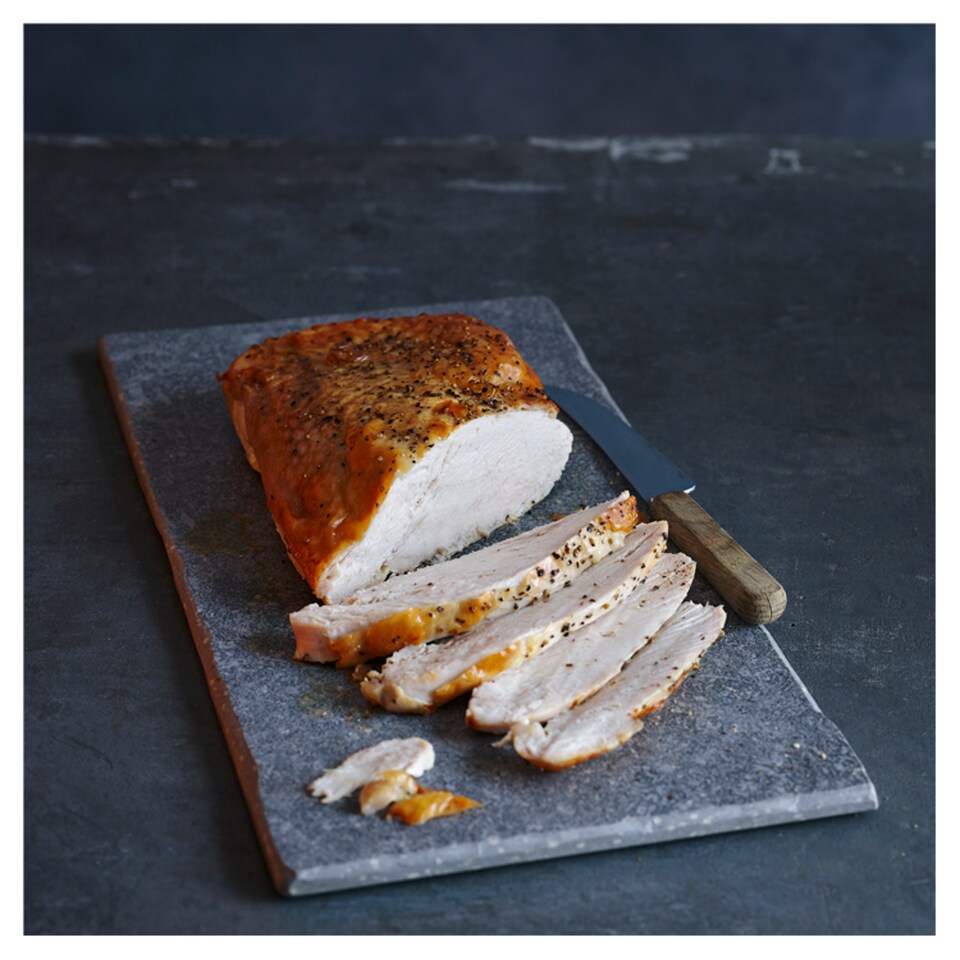 Tesco Basted Turkey Breast Joint with Black Pepper 1.1kg  (Serves 6)