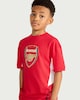 image 3 of Arsenal 2-Piece Logo T-Shirt and Shorts Set in Red