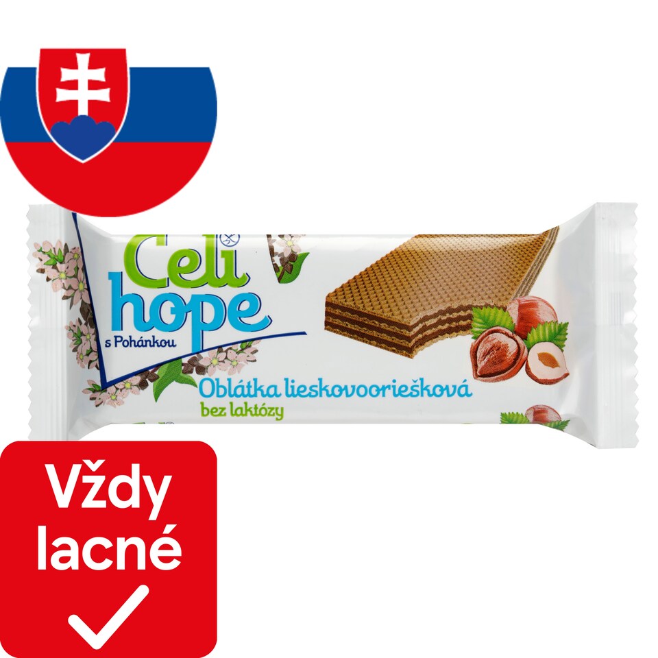 Celihope oblátka lieskovooriešková