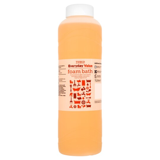 Tesco Every Day Value Foam Bath 1 Litre Tesco Groceries