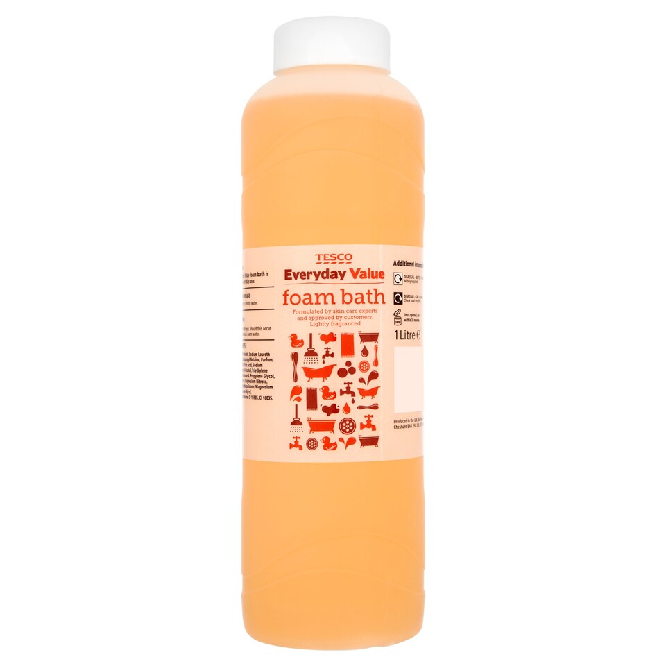 Tesco Every Day Value Foam Bath 1 Litre