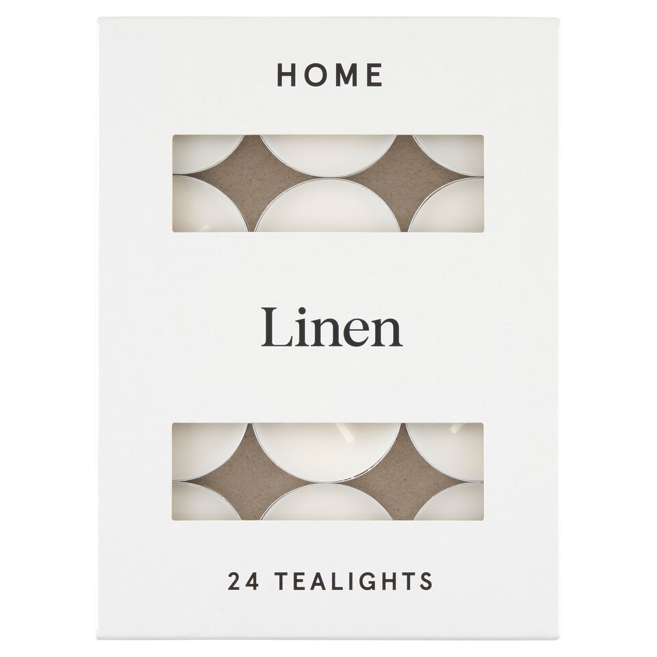 Tesco Home Linen Scented Tealights 24 x 8,3 g
