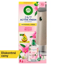 Air Wick Active Fresh automatický difuzér a náplň na vodnej báze - Jazmínové kvety 228 ml