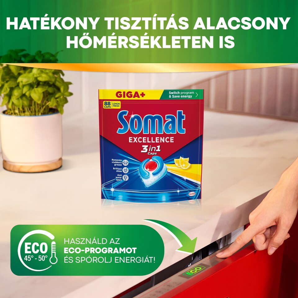 Somat 3in1 Excellence mosogatógép kapszula 88 db  1. kép