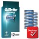 Gillette Mach3 Férfi Borotvabetétek, 12 Gillette 3 Pengés Borotvabetétek  1. kép