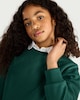 image 2 of F&F School Unisex 2-Pack Cotton Rich Sweatshirts in Green