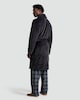 image 3 of F&F Fleece Shawl Collar Dressing Gown in Grey