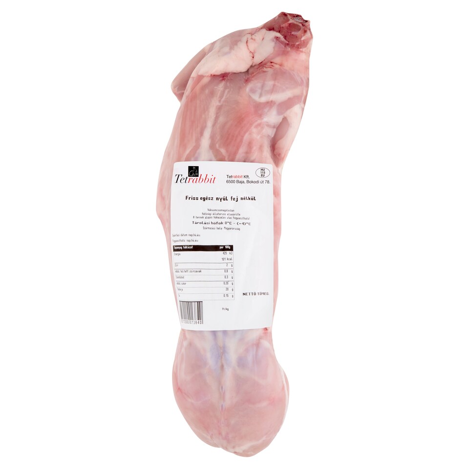 Tetrabbit Fresh Whole Rabbit Without Head