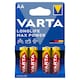 obrázok 1 z VARTA Longlife Max Power AA alkalické batérie 4 ks