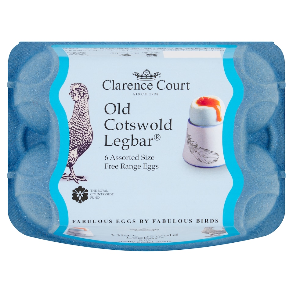 Clarence Court Old Cotswold Free Range Eggs 6 Pack