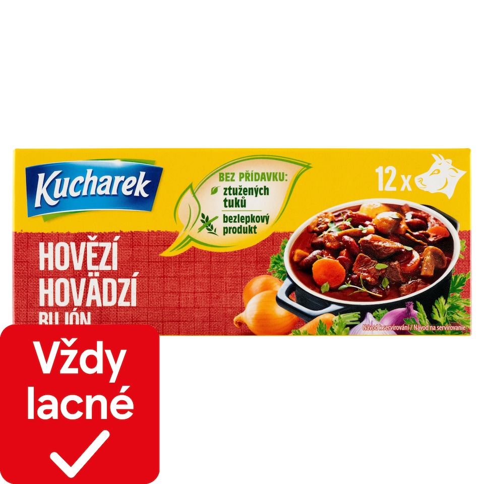 image 1 of Kucharek Beef Broth 12 x 10 g (120 g)