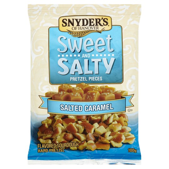 SNYDERS SWEET & SALTY PRETZEL PIECES 100G - Tesco Groceries