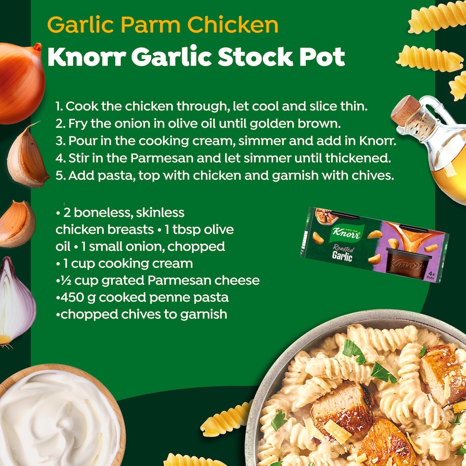 image 1 of Knorr Roasted Garlic Stock Pot 4x28g