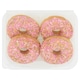 image 2 of Tesco Pink Iced Ring Doughnut 4 Pack