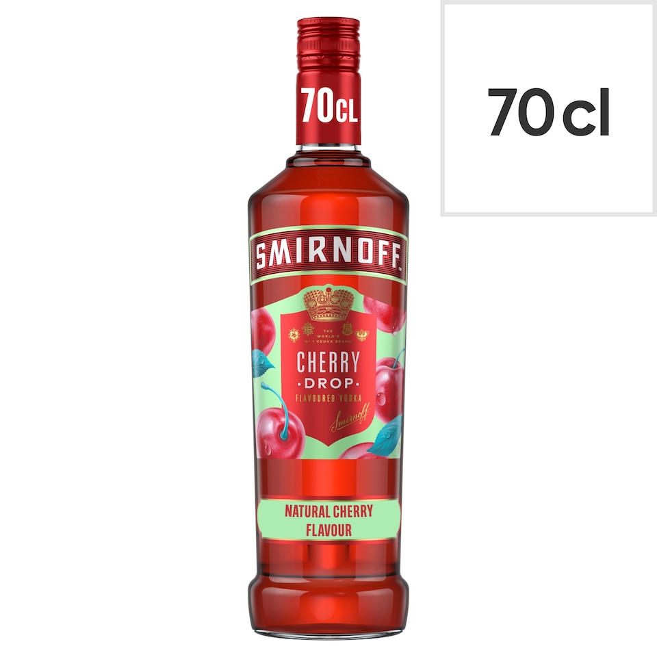 image 1 of Smirnoff Cherry Drop Flavoured Vodka 700ml