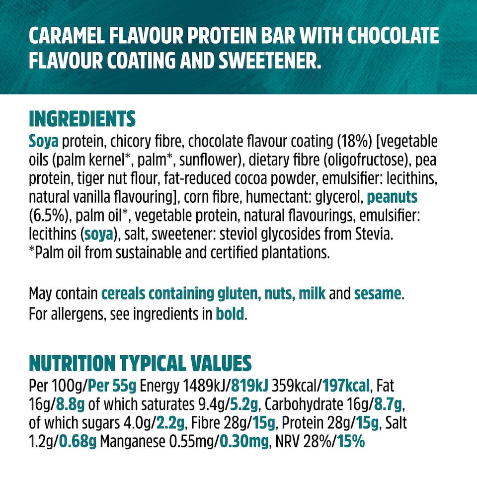 image 1 of Trek High Protein Choc Caramel Flavour 44g