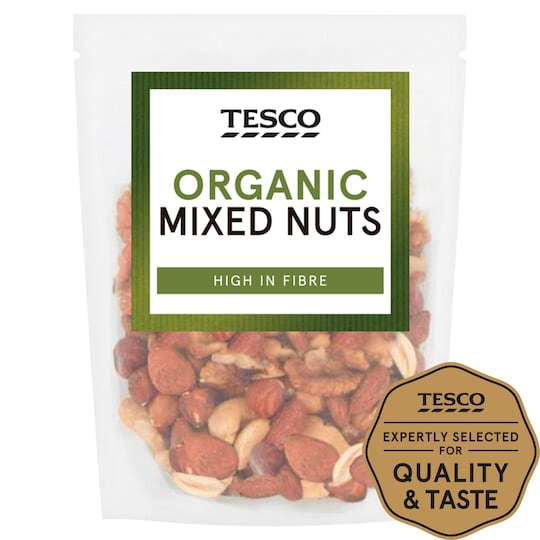 Tesco Organic Mixed Nuts 200G Tesco Groceries