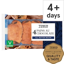 Tesco All Butter Pain Au Chocolat 4 Pack