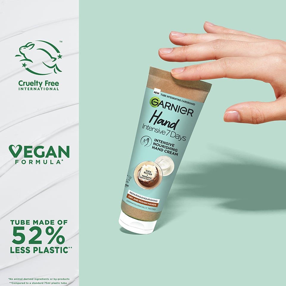 image 1 of Garnier Hand Intensive 7 Days Shea Butter Hand Cream 75ml