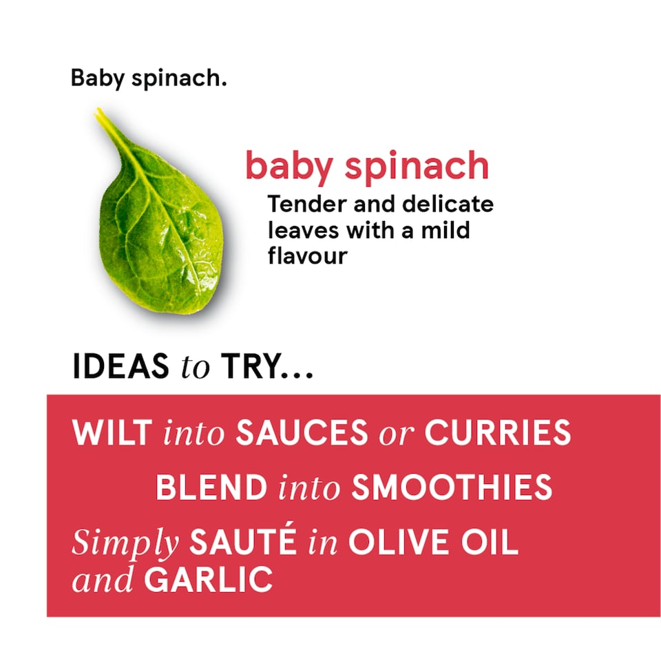 image 1 of Tesco Baby Spinach 220G