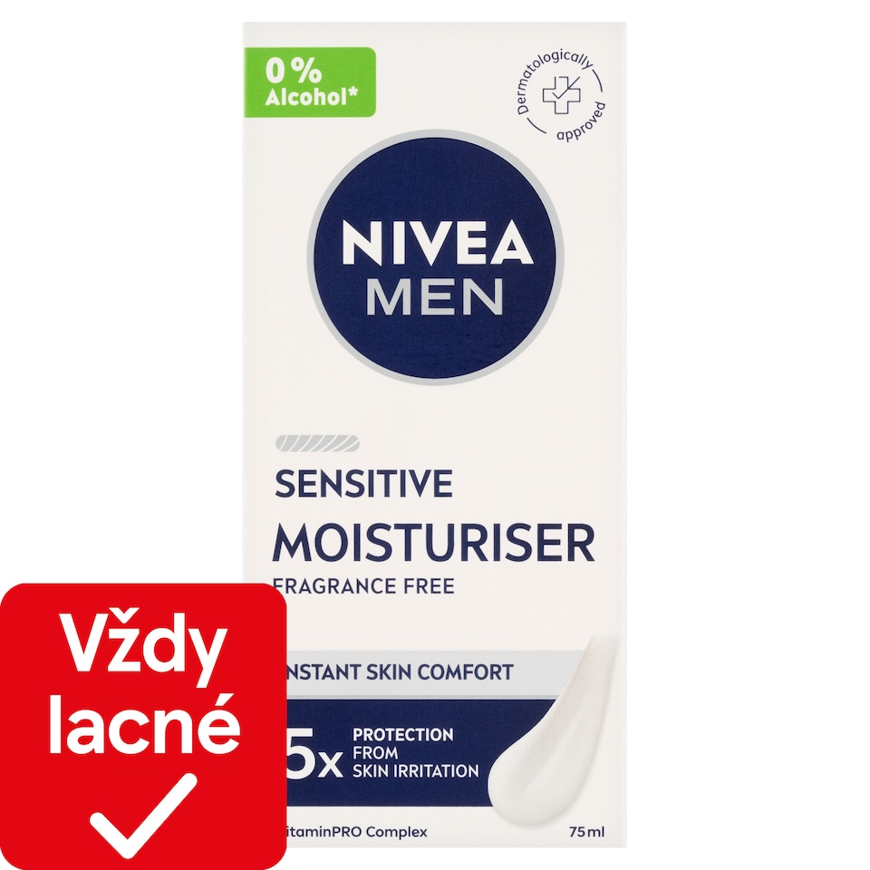 obrázok 1 z Nivea Men Sensitive Hydratačný pleťový krém 75 ml